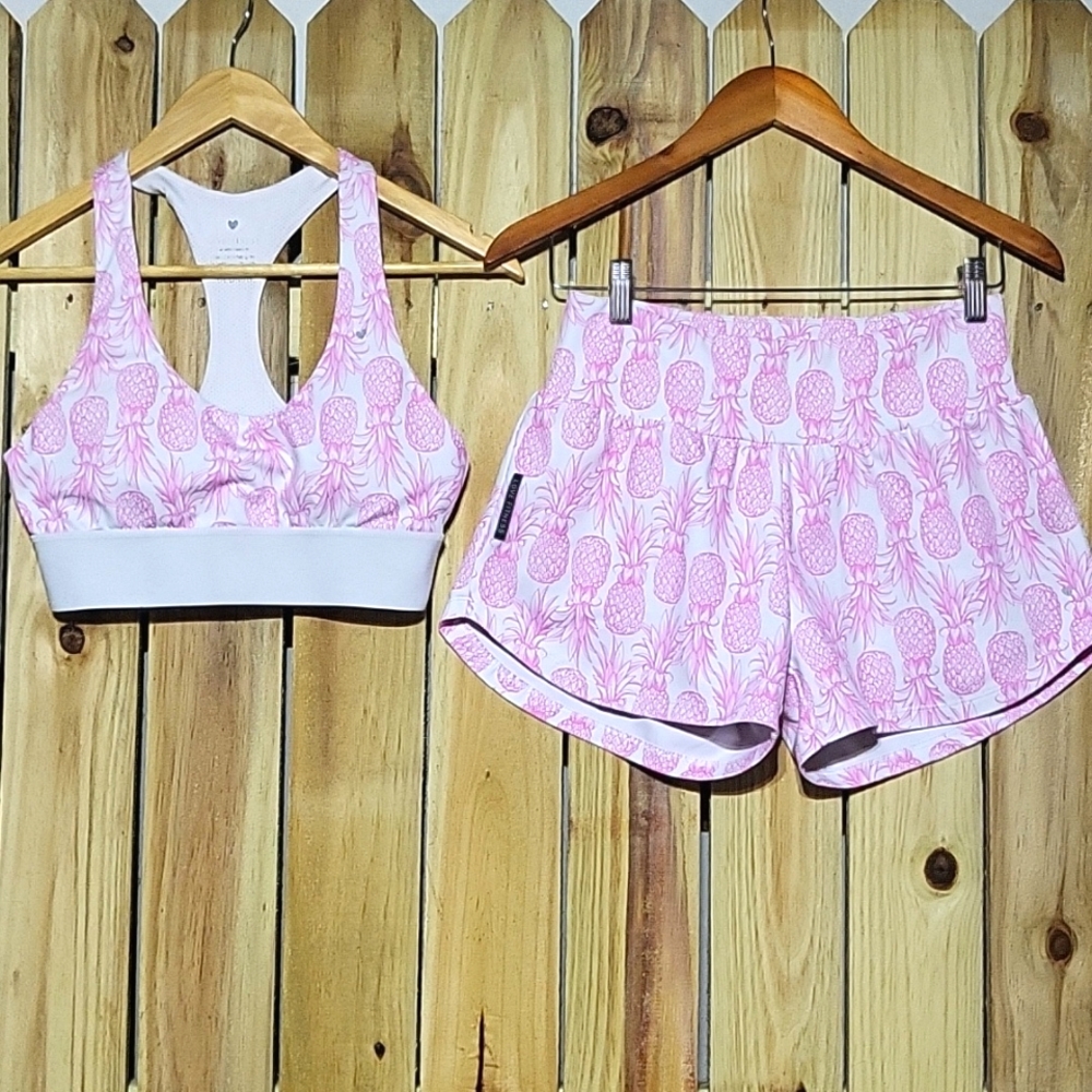 Love Fitness Pineapple Matching Set
